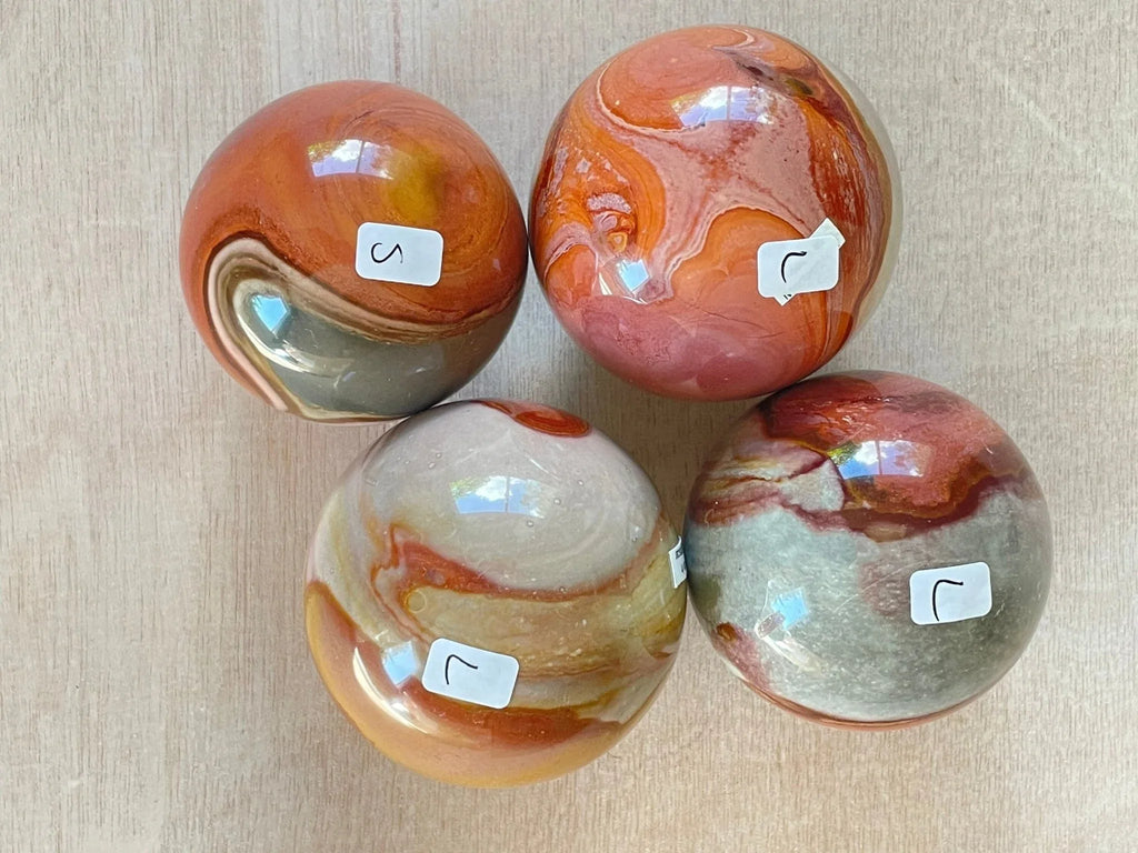 Polychrome Jasper Sphere | Crystal | Authentic Gemstone | Crystal Ball - earthandelm