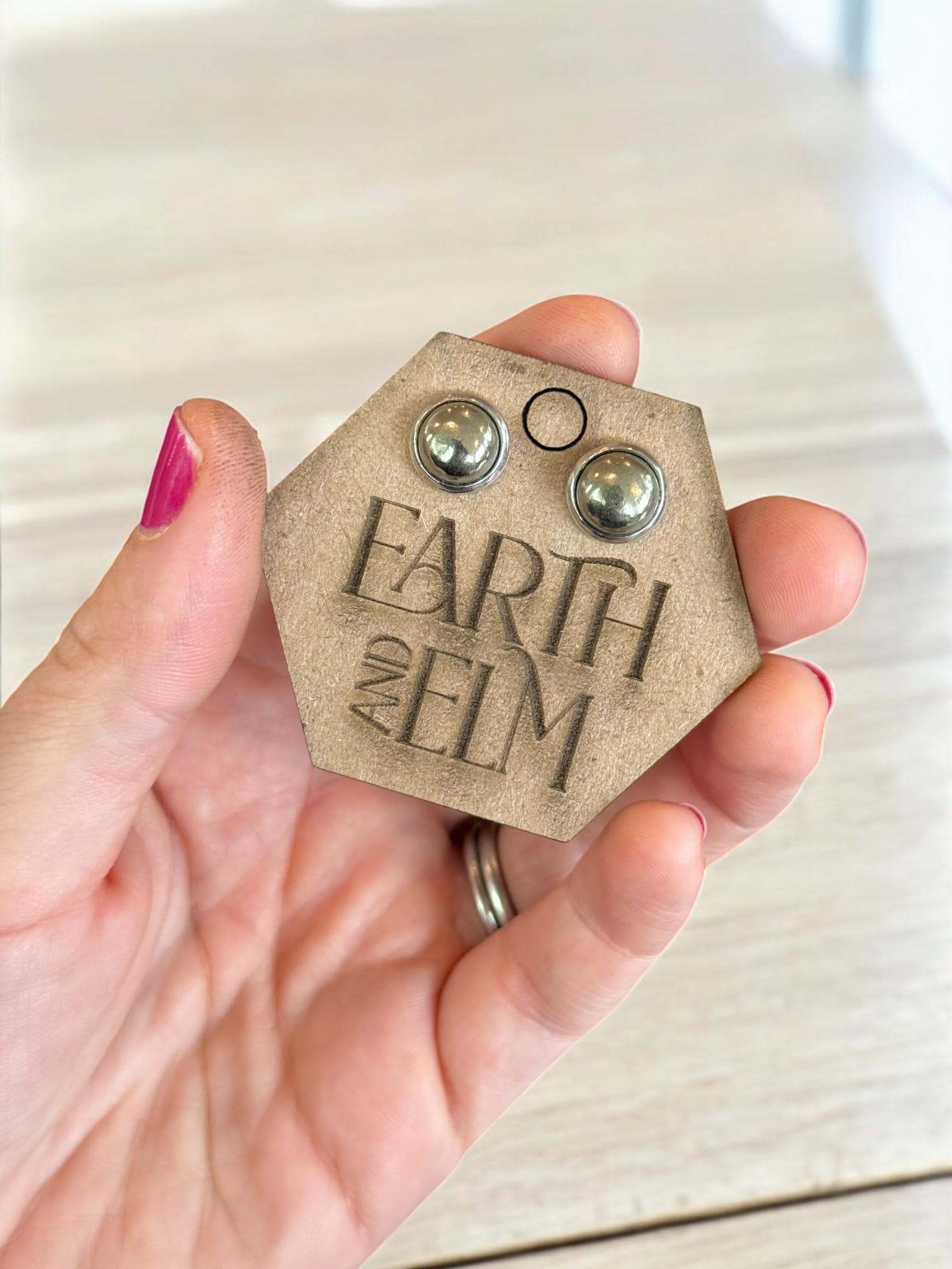 Pyrite in Metal Settings - earthandelm
