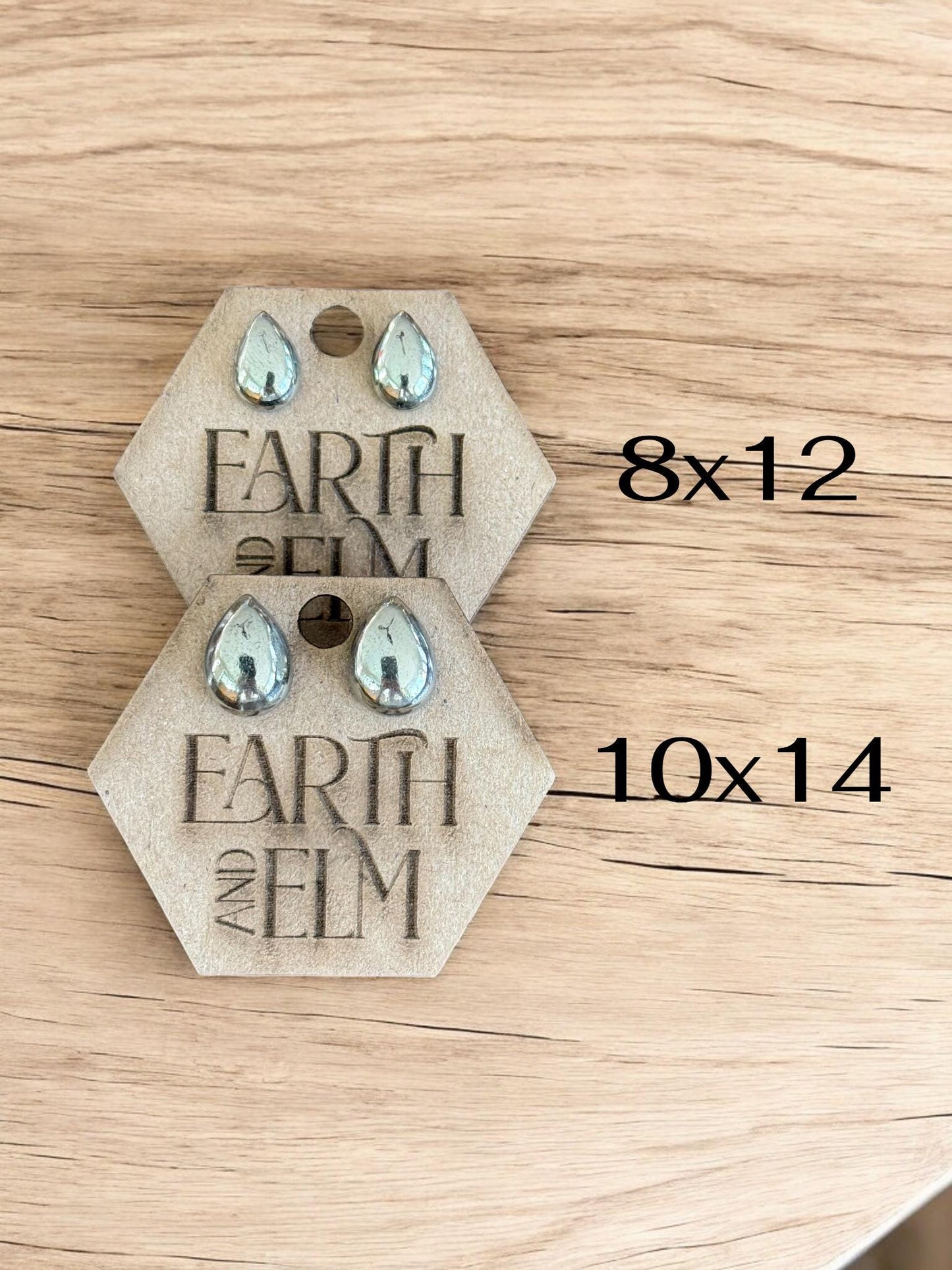 Pyrite Pear Stud Earrings - earthandelm