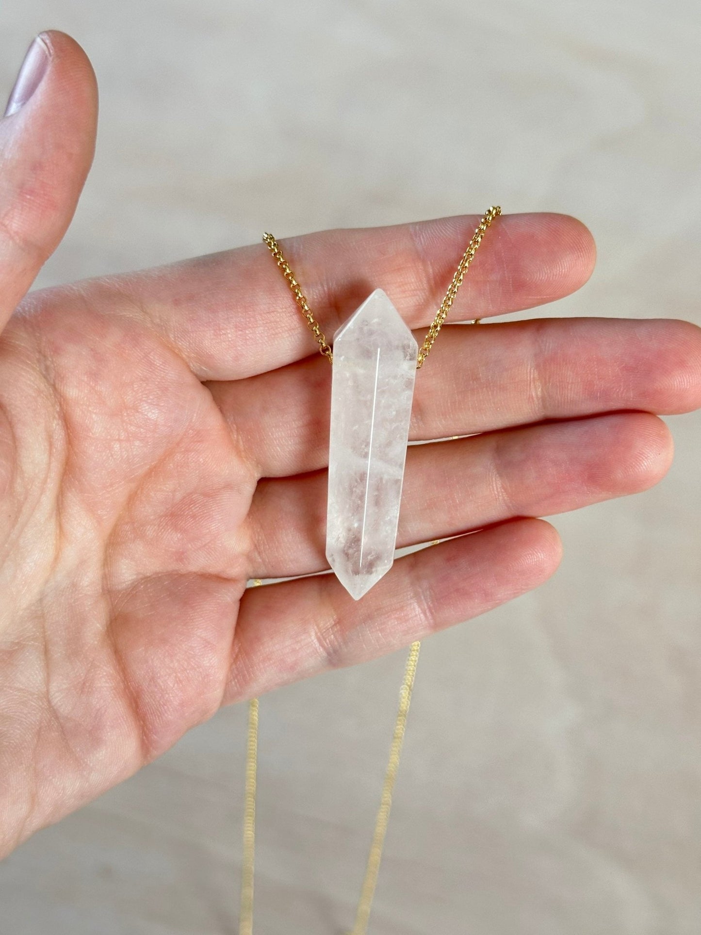 Quartz Point Necklace - earthandelm