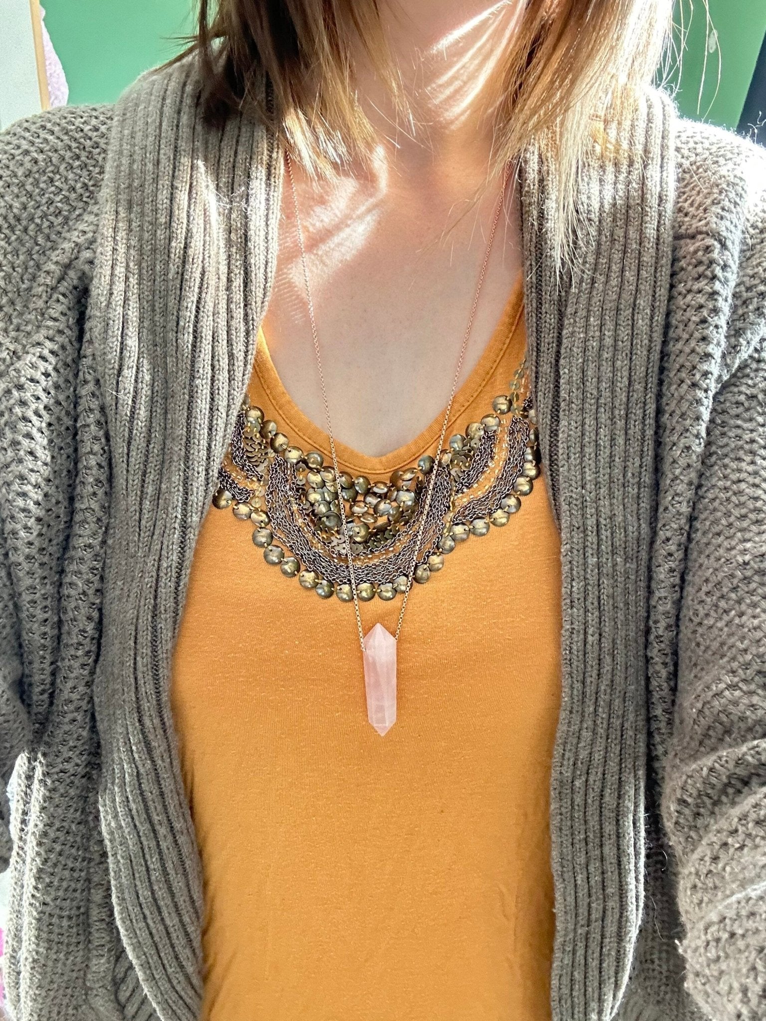 Quartz Point Necklace - earthandelm