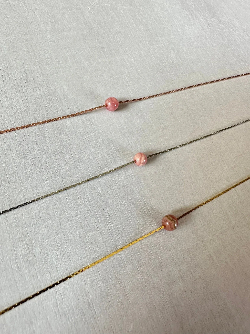 Rhodochrosite Necklace - earthandelm