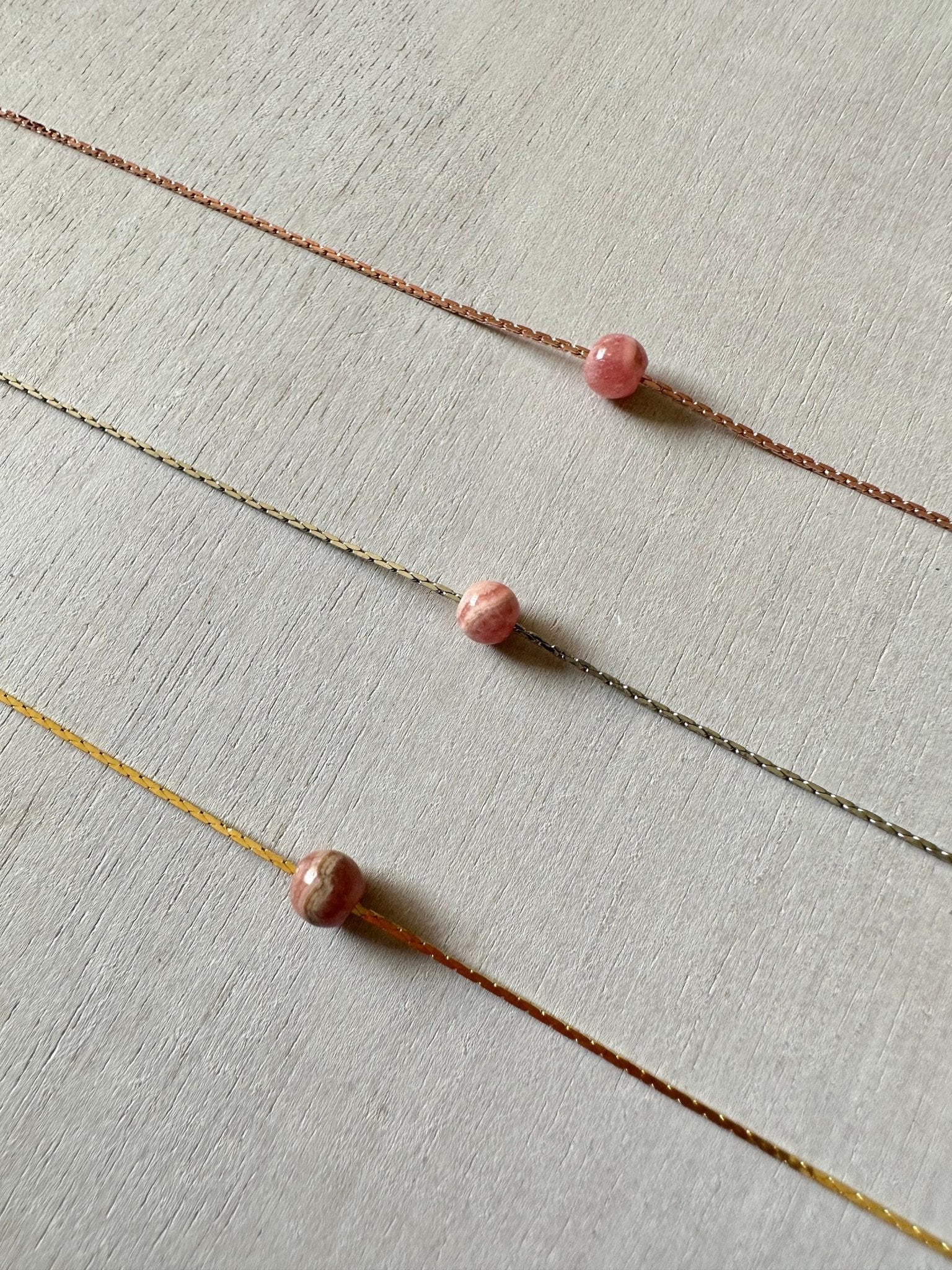 Rhodochrosite Necklace - earthandelm