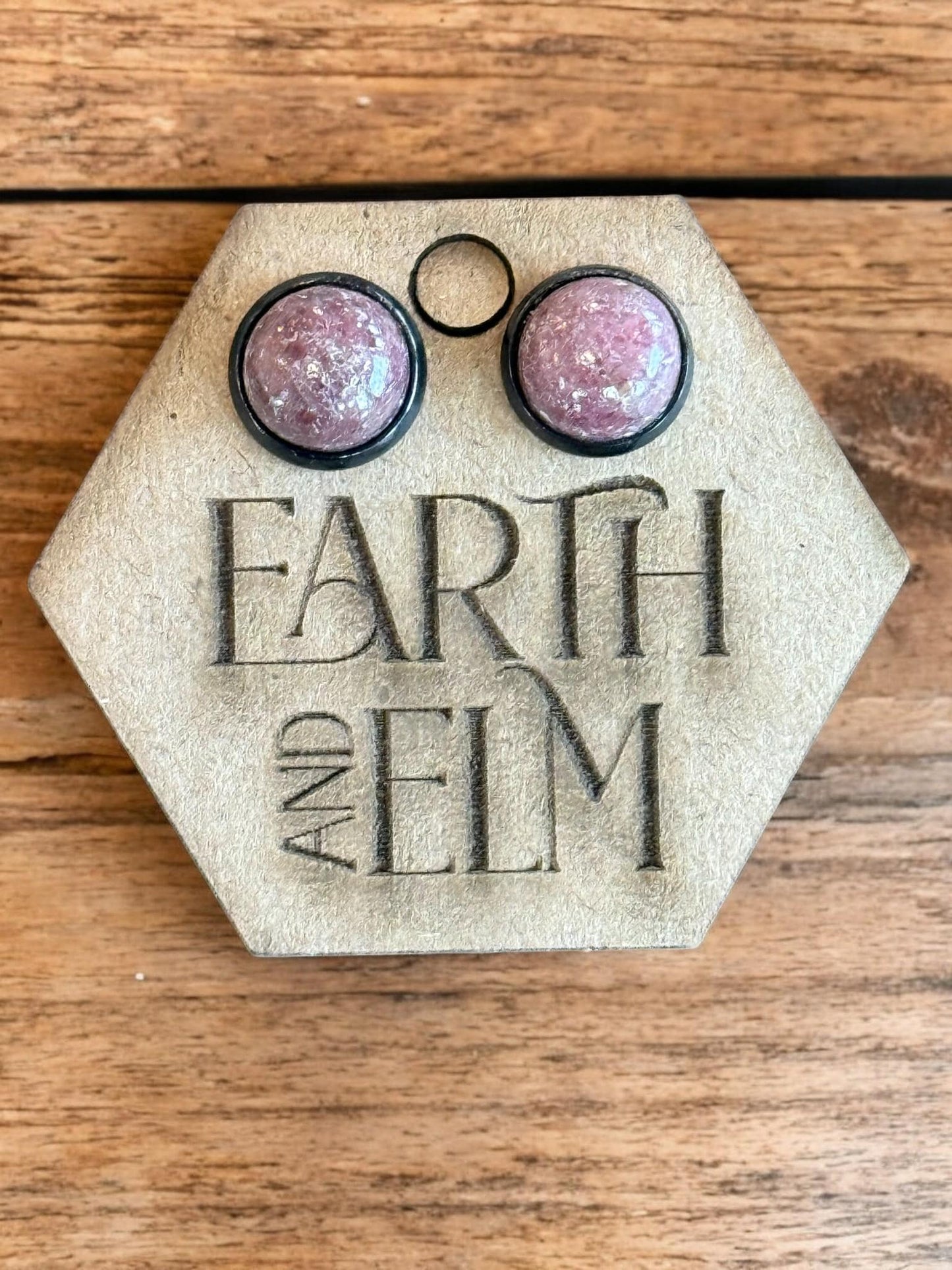 Rhodonite in Metal Settings - earthandelm