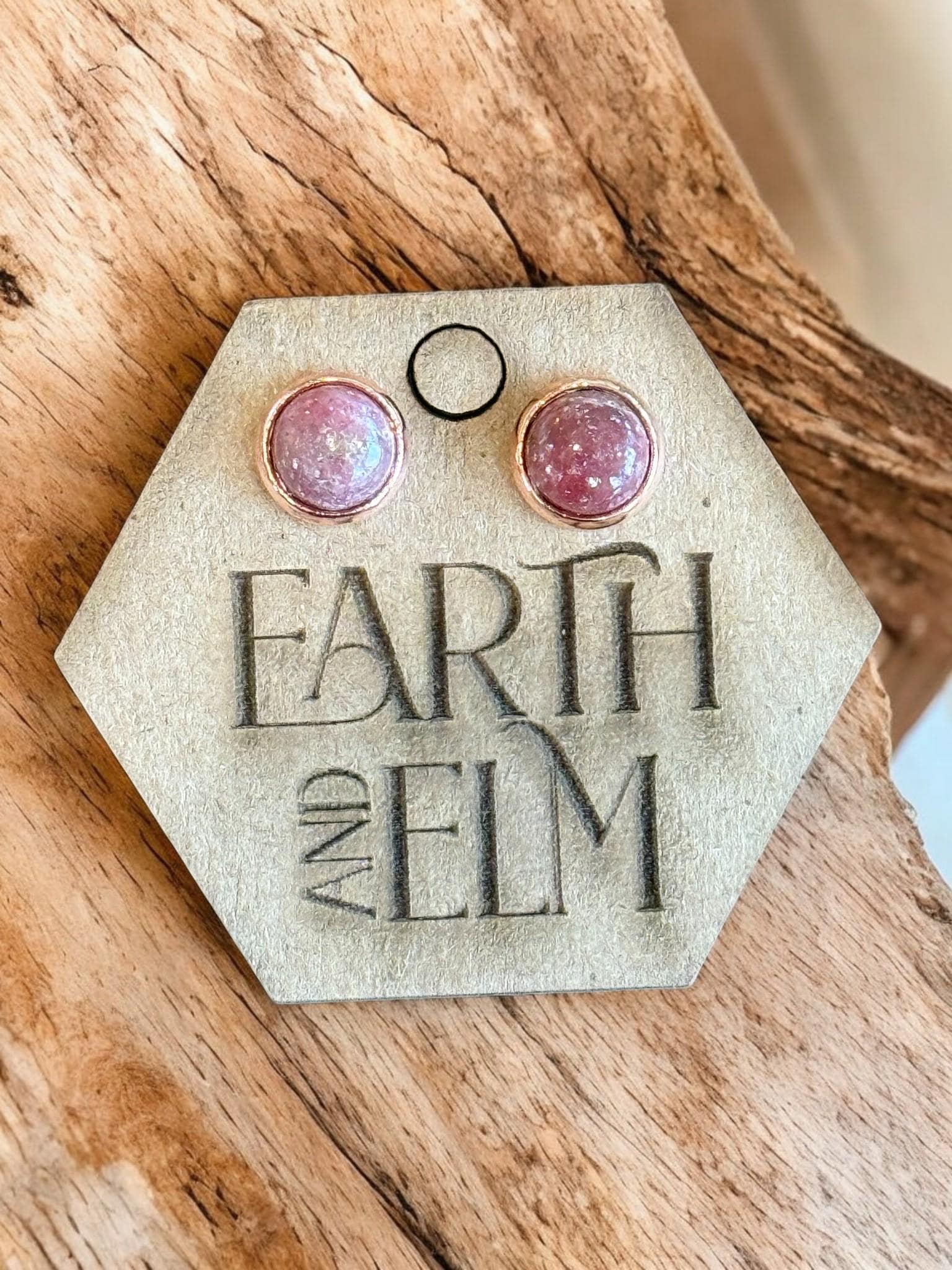 Rhodonite in Metal Settings - earthandelm