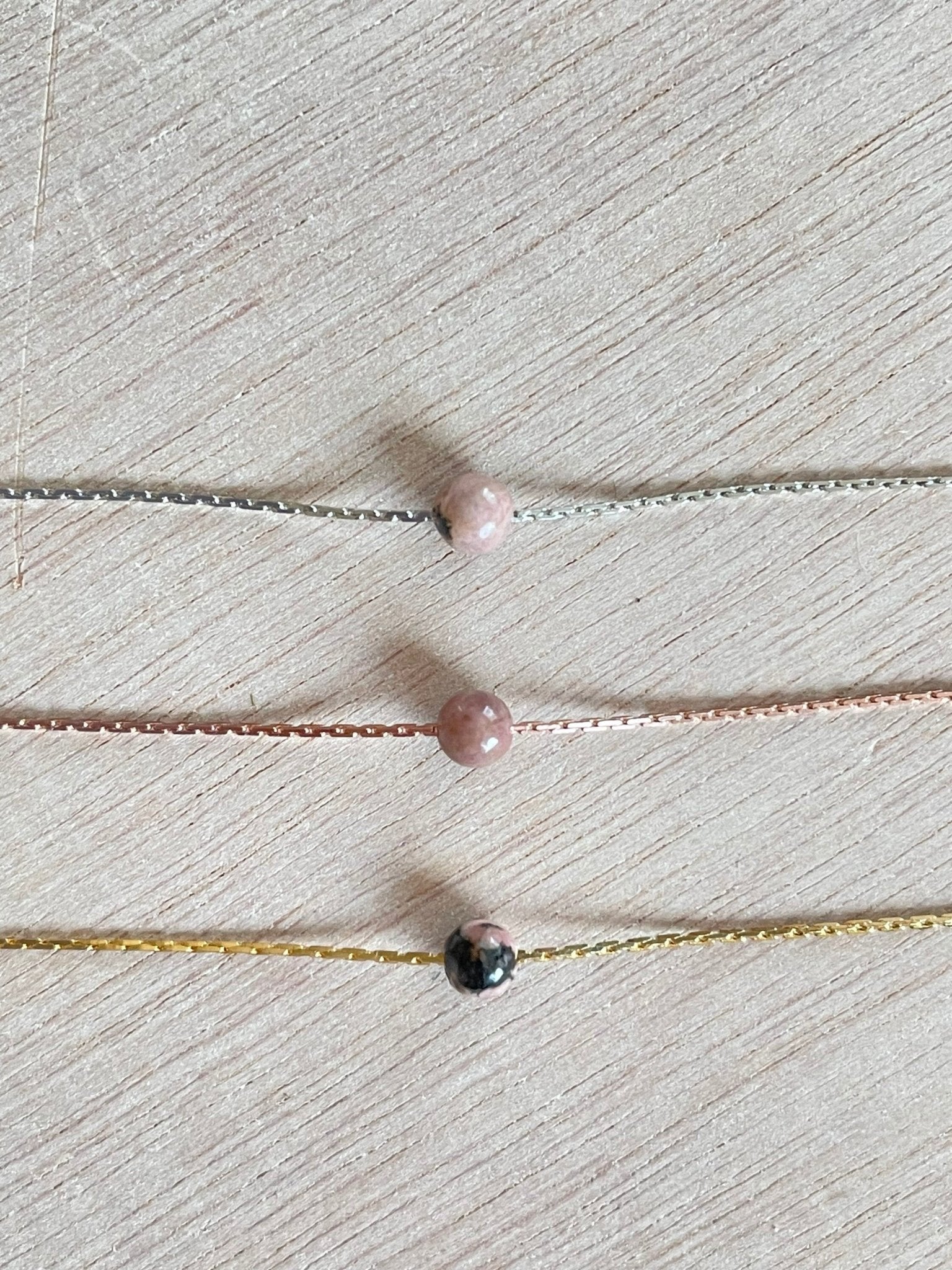 Rhodonite Necklace - earthandelm