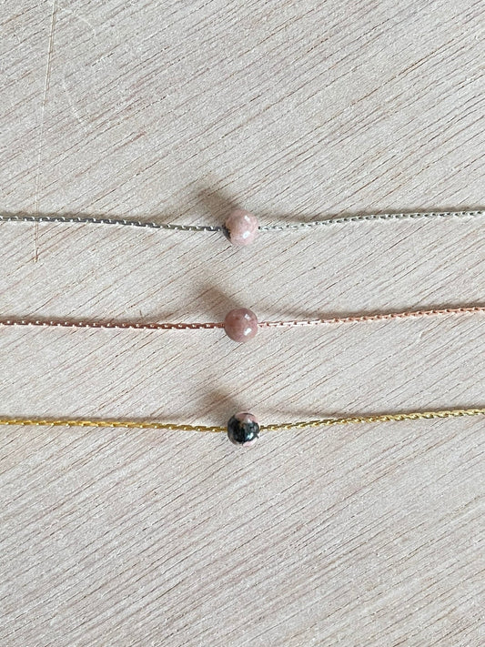Rhodonite Necklace - earthandelm