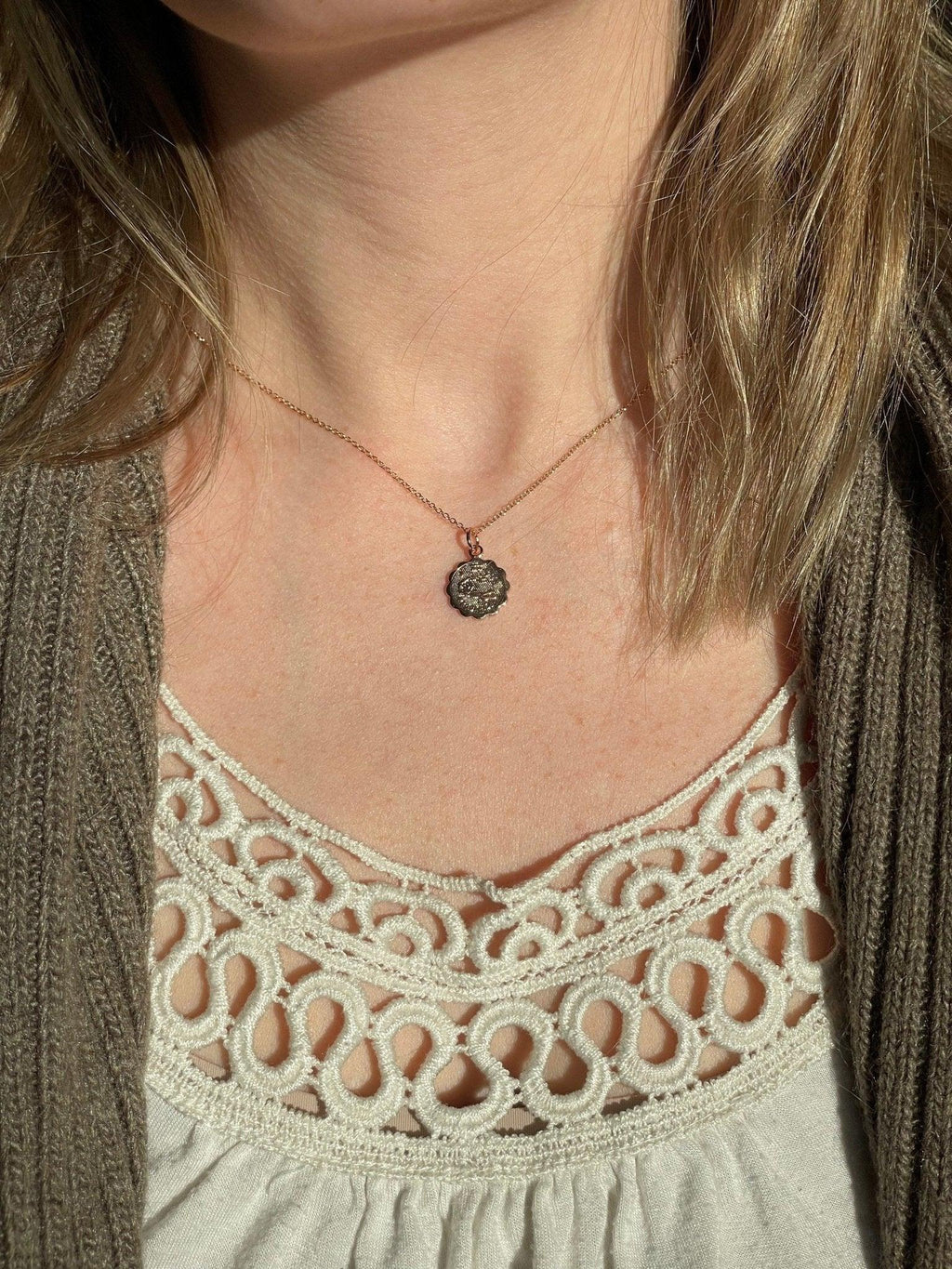 Rose Gold Zodiac Necklace - earthandelm