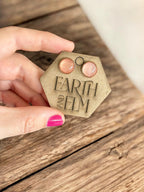 Rose Quartz in Metal Settings - earthandelm