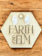 Rose Quartz Marquise Studs - earthandelm