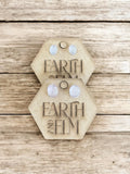 Rose Quartz Oval Studs - earthandelm
