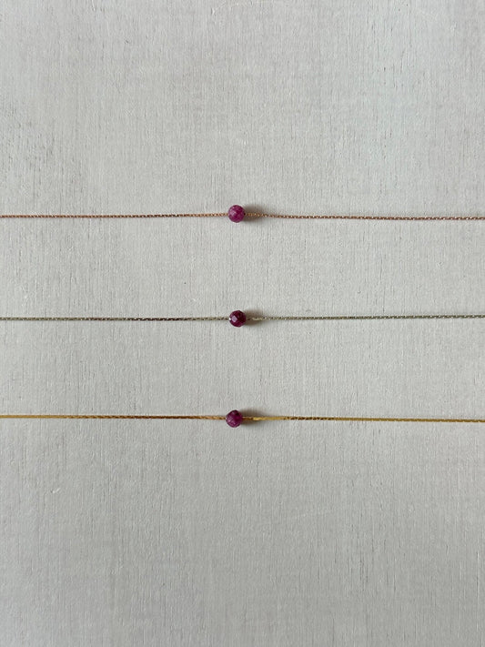 Ruby Necklace - earthandelm