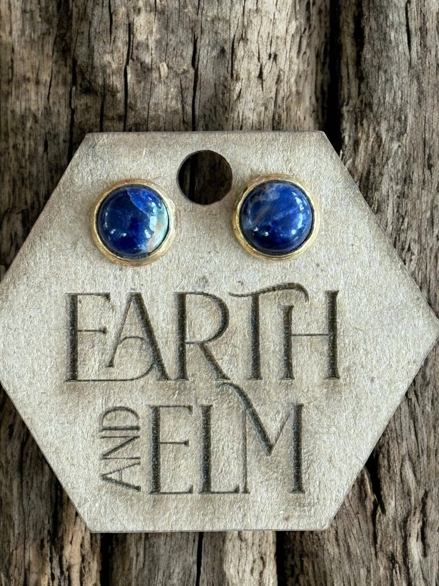 Sodalite in Metal Settings - earthandelm