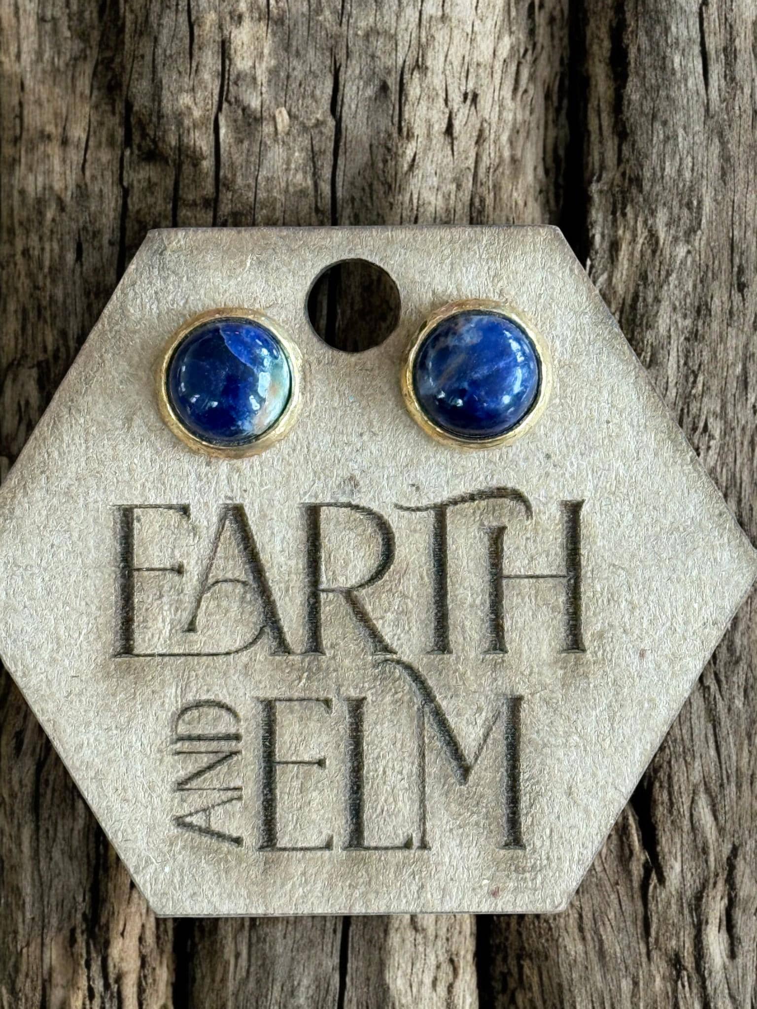 Sodalite in Metal Settings - earthandelm