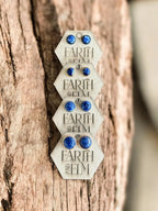 Sodalite in Metal Settings - earthandelm