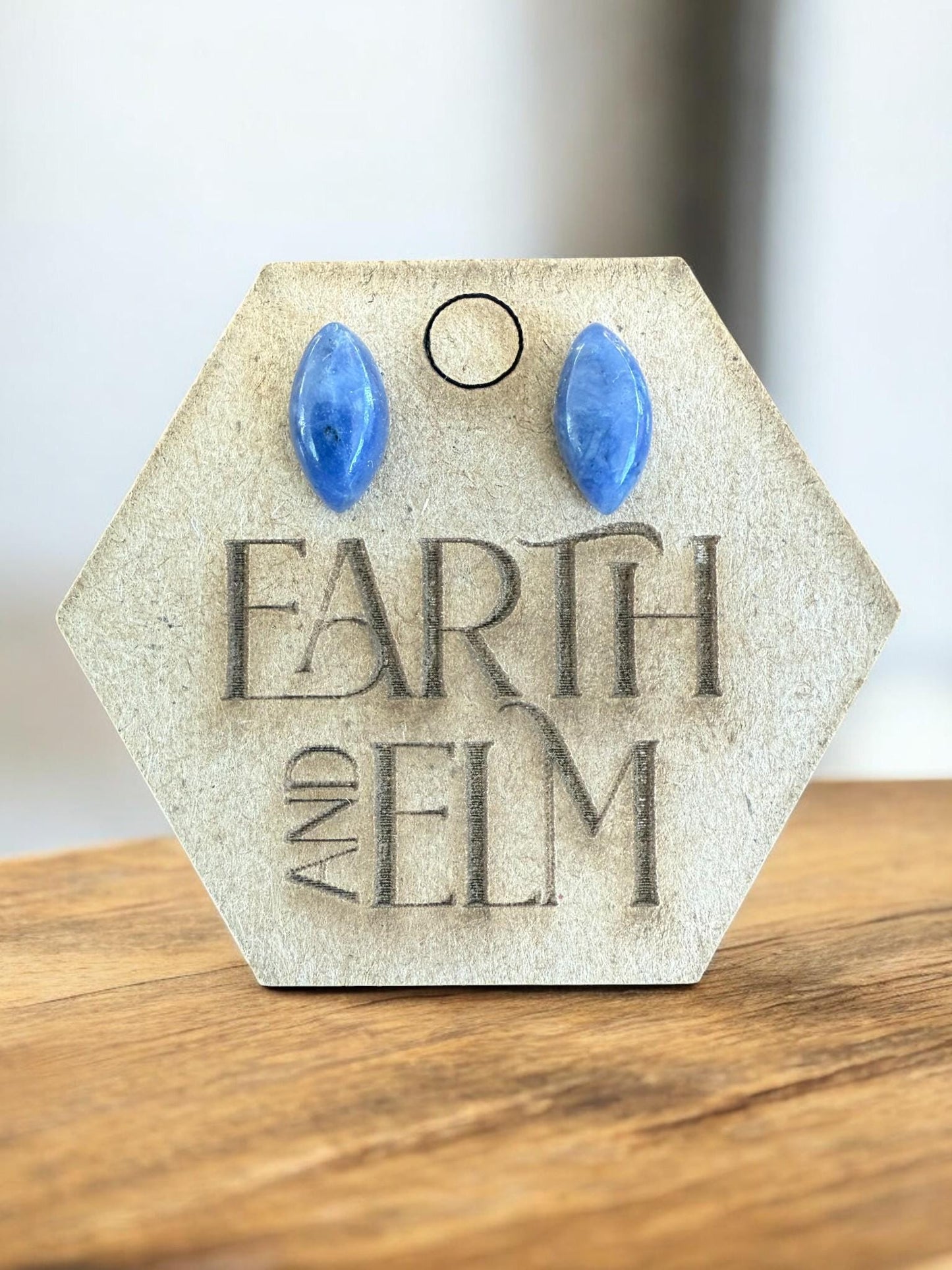 Sodalite Marquise Stud Earrings - earthandelm