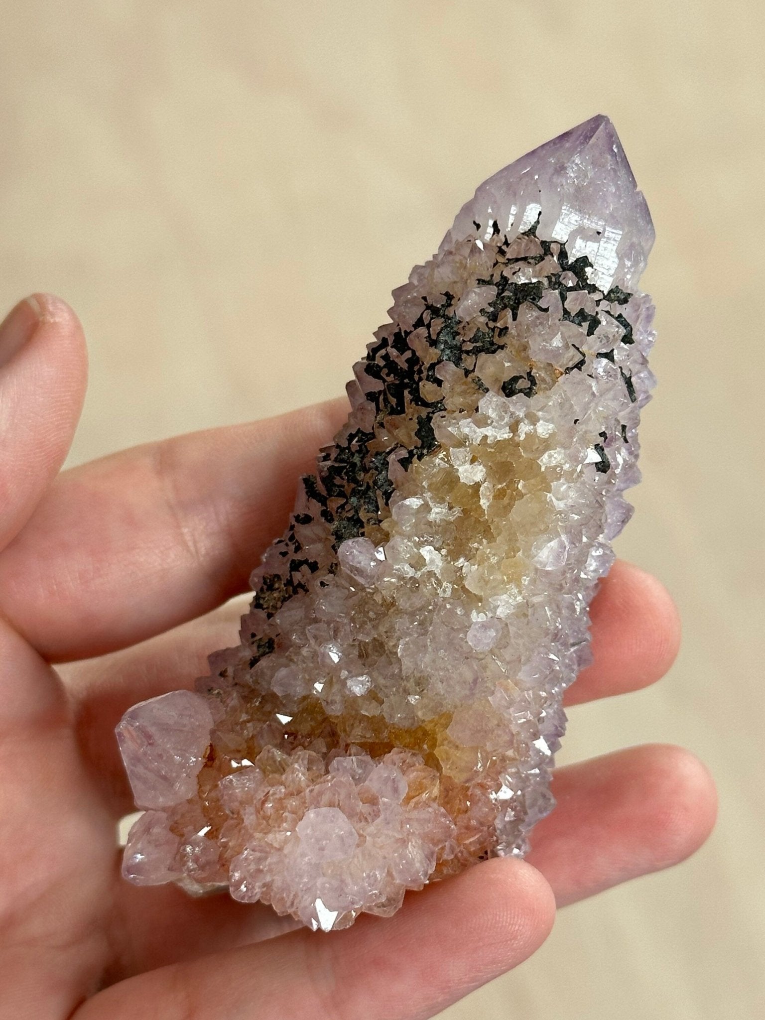 Spirit Quartz | Lavender Fairy Spirit Quartz - earthandelm