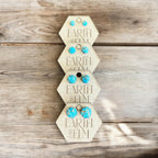 Turquoise Round Studs - earthandelm
