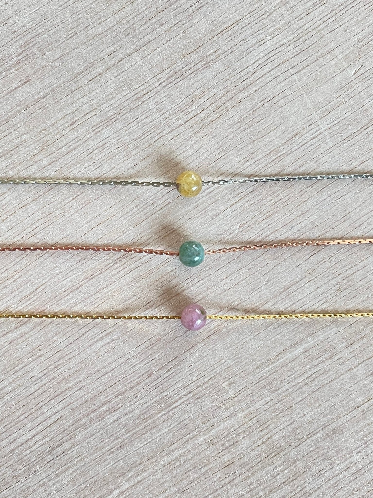 Watermelon Tourmaline Necklace - earthandelm