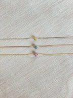 Watermelon Tourmaline Necklace - earthandelm
