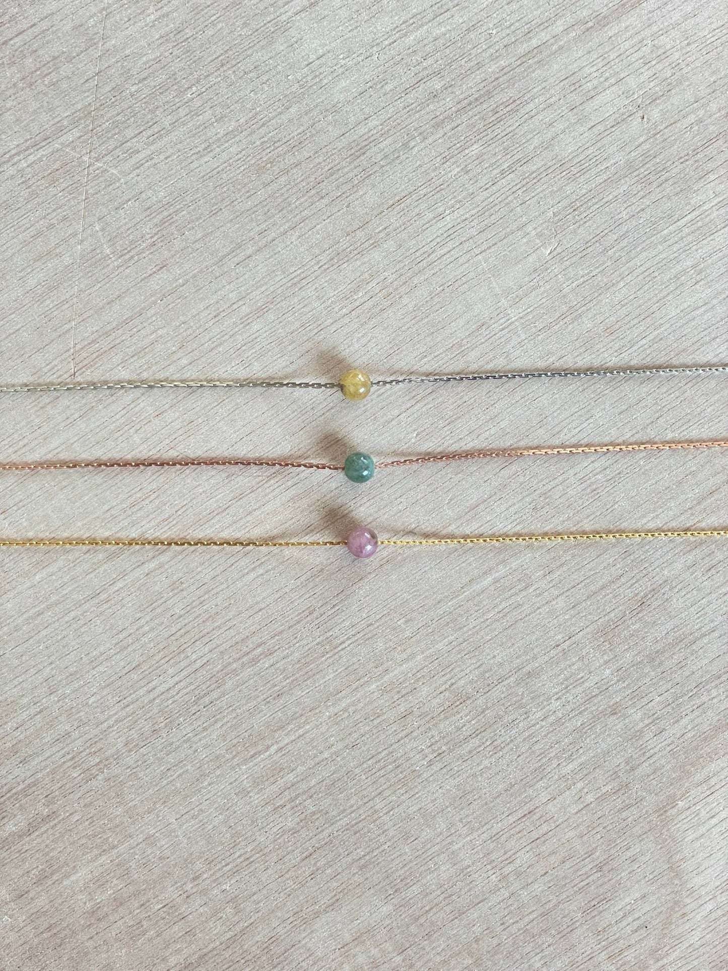 Watermelon Tourmaline Necklace - earthandelm