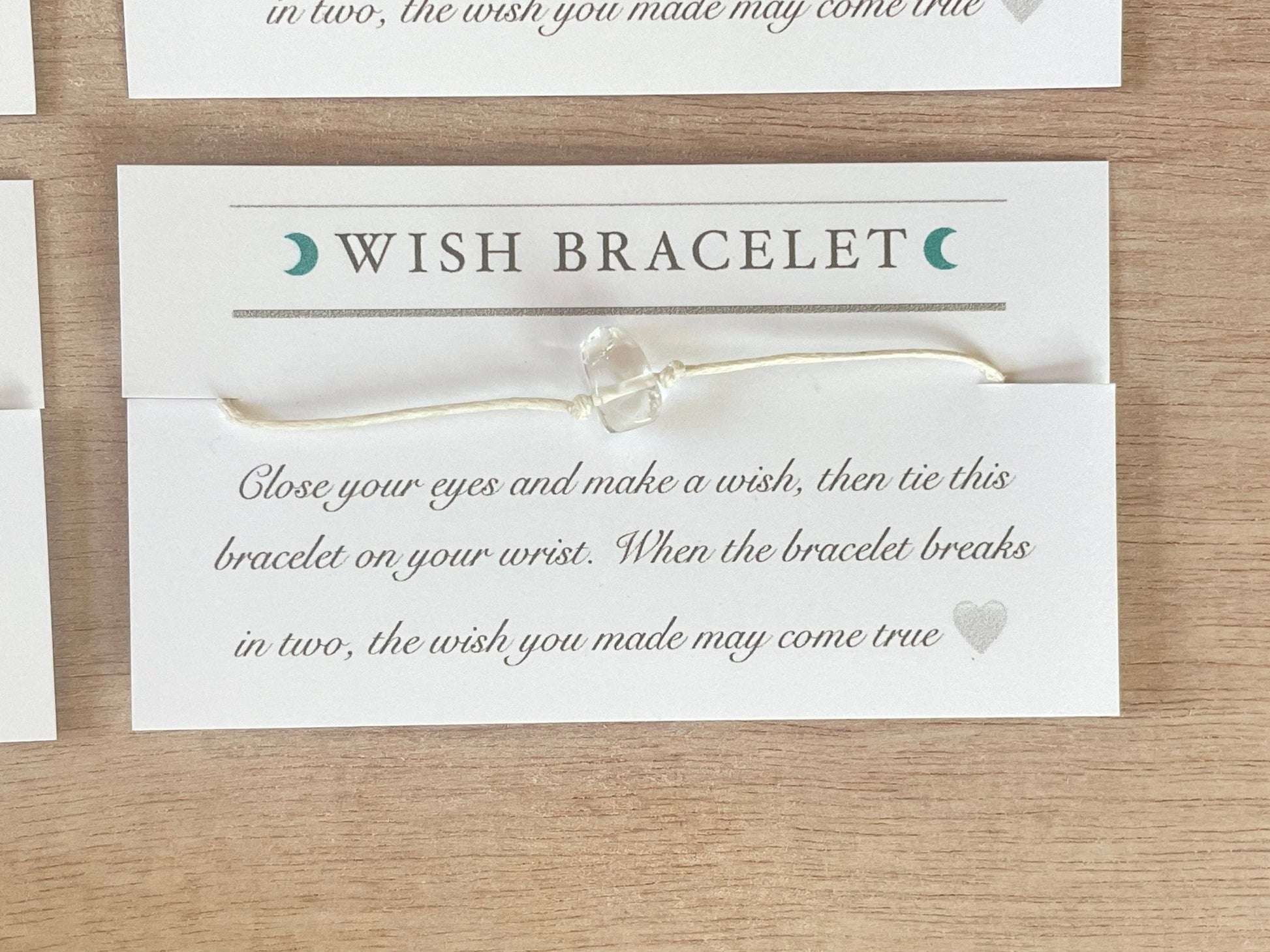 Wish bracelet | Cord and Gemstone Bracelet | Gemstone Wish Bracelet - earthandelm