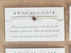 Wish bracelet | Cord and Gemstone Bracelet | Gemstone Wish Bracelet - earthandelm