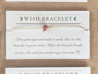 Wish bracelet | Cord and Gemstone Bracelet | Gemstone Wish Bracelet - earthandelm