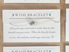 Wish bracelet | Cord and Gemstone Bracelet | Gemstone Wish Bracelet - earthandelm