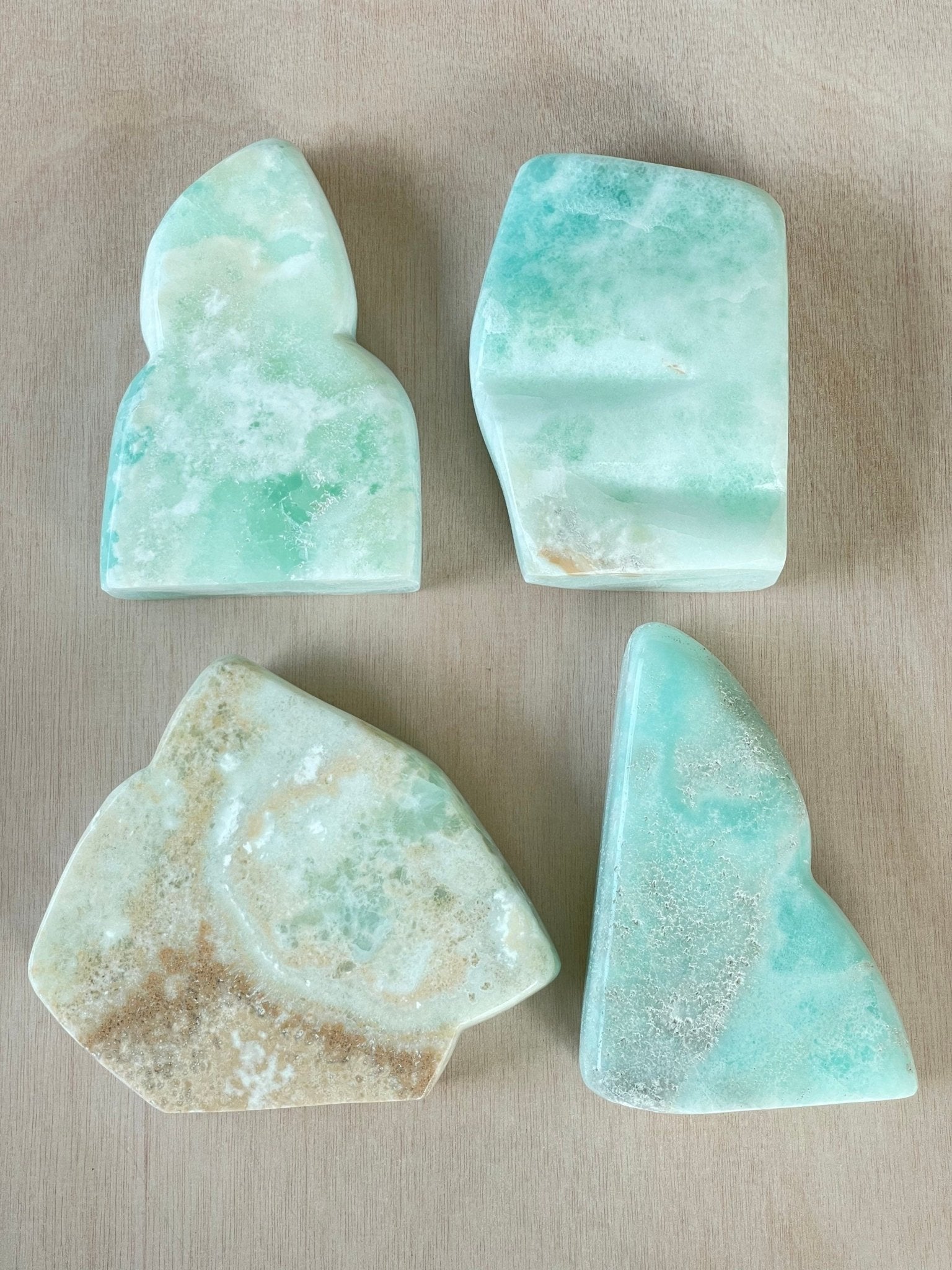 XXL Caribbean Calcite Free Forms | AAA Grade Caribbean Calcite - earthandelm