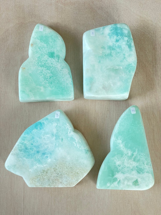 XXL Caribbean Calcite Free Forms | AAA Grade Caribbean Calcite - earthandelm
