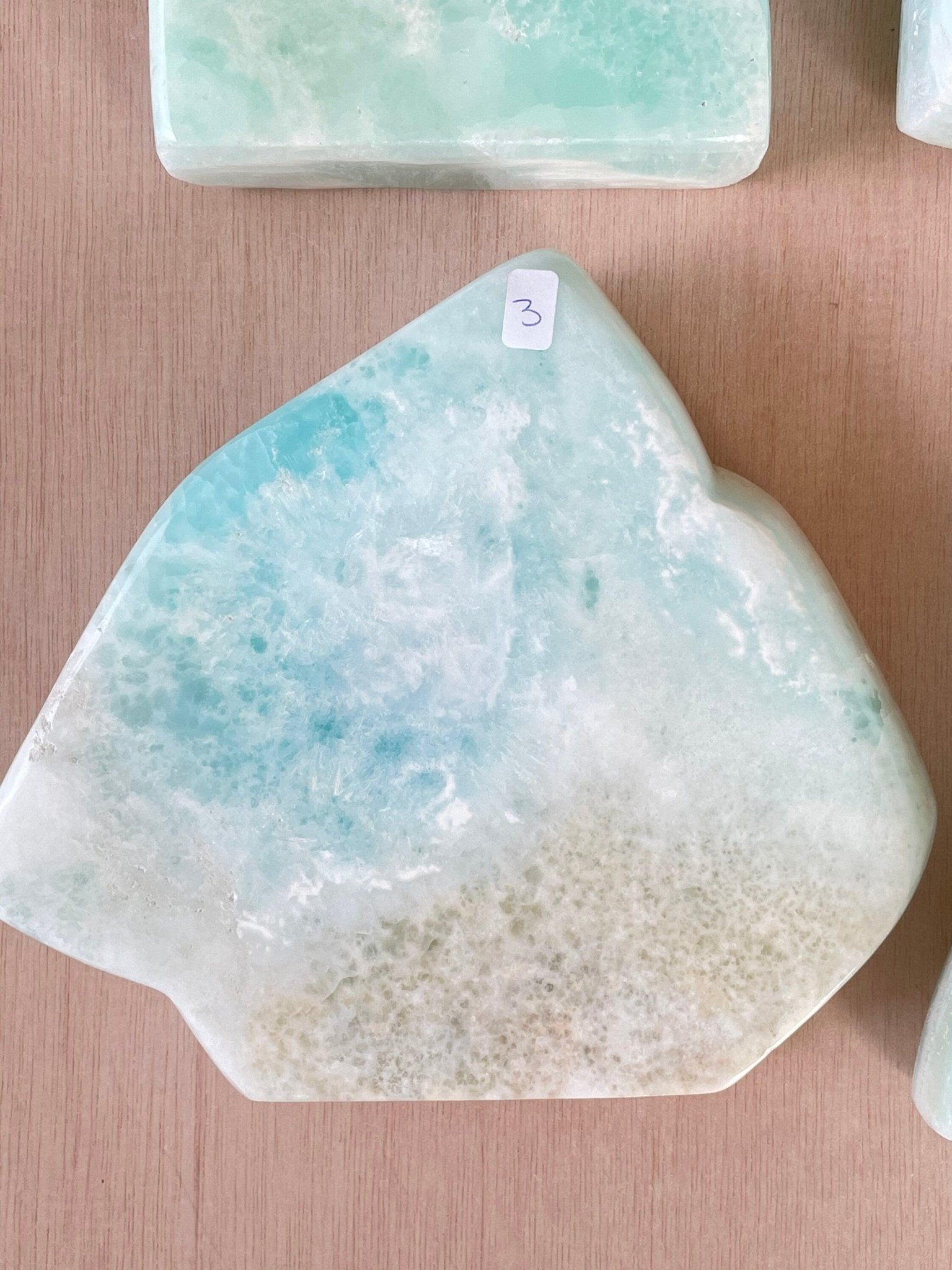 XXL Caribbean Calcite Free Forms | AAA Grade Caribbean Calcite - earthandelm