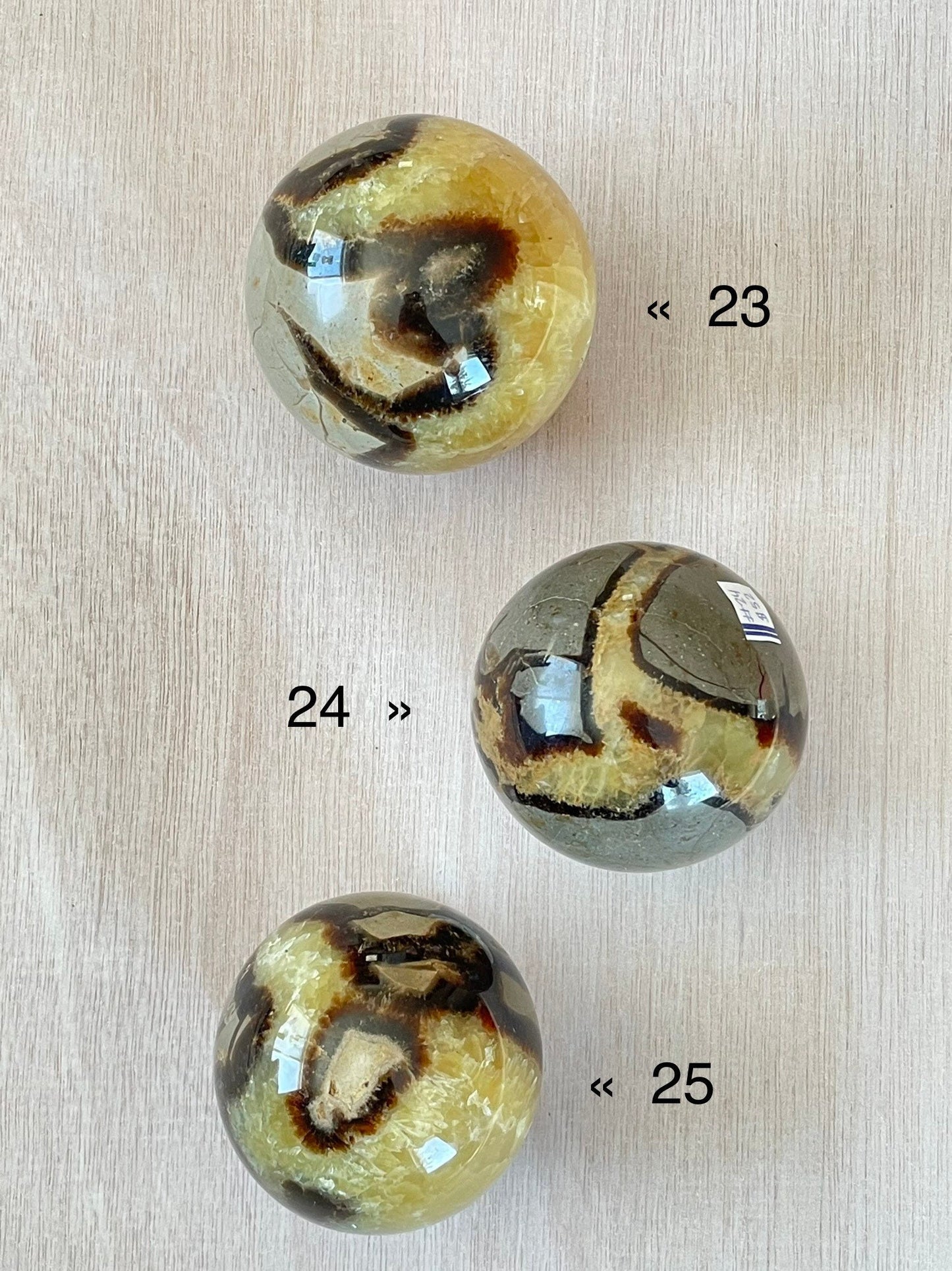 Septarian Sphere | Septarian Crystal | Crystal Ball | Crystal Sphere | Dragon Egg Sphere | 64mm | 60mm | 59mm