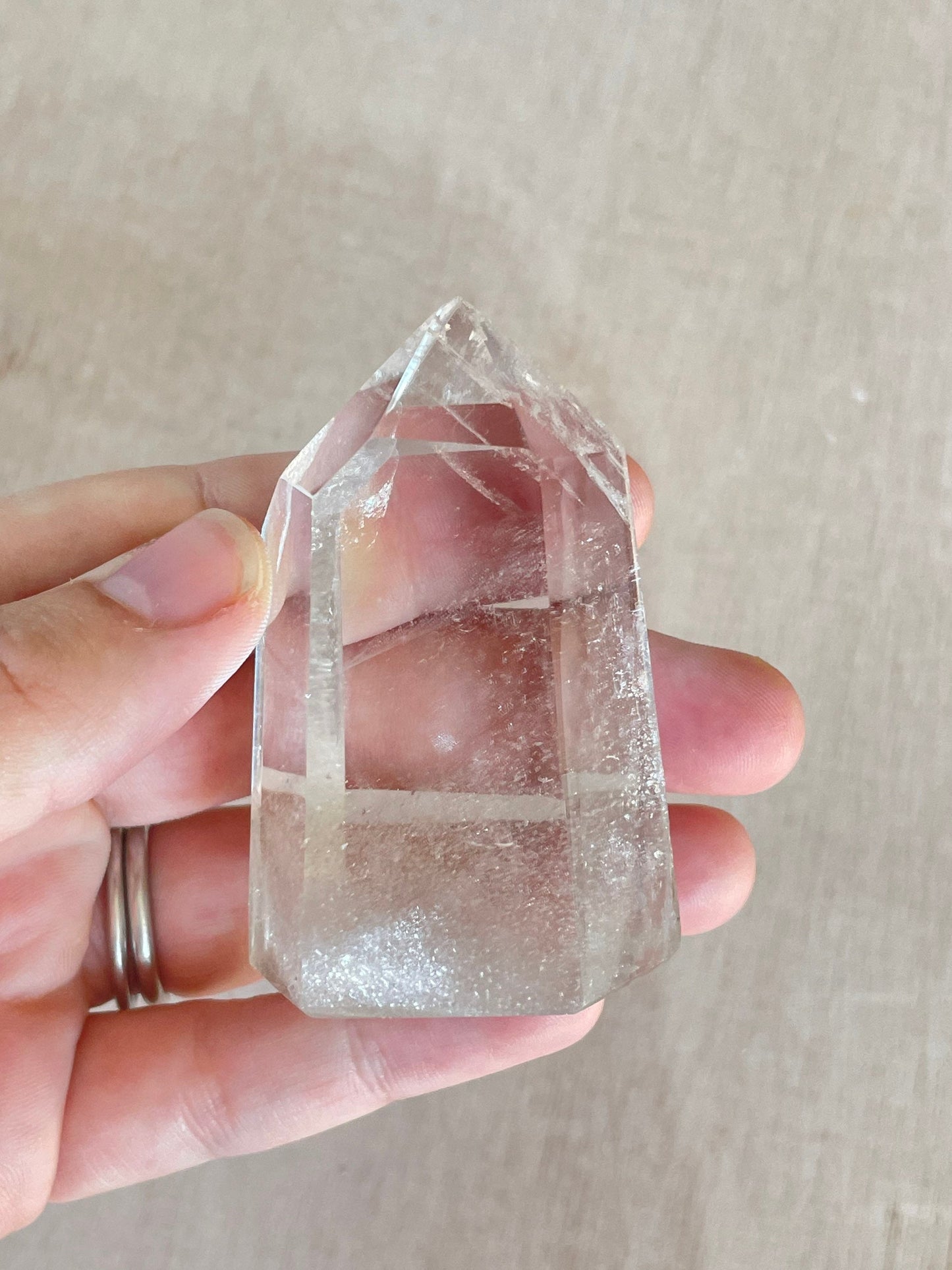 Clear Quartz Tower 