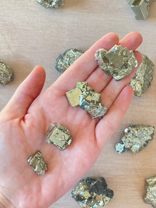 Pyrite Raw Clusters 