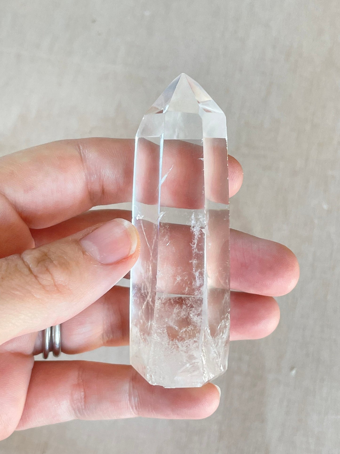 Clear Quartz Tower 