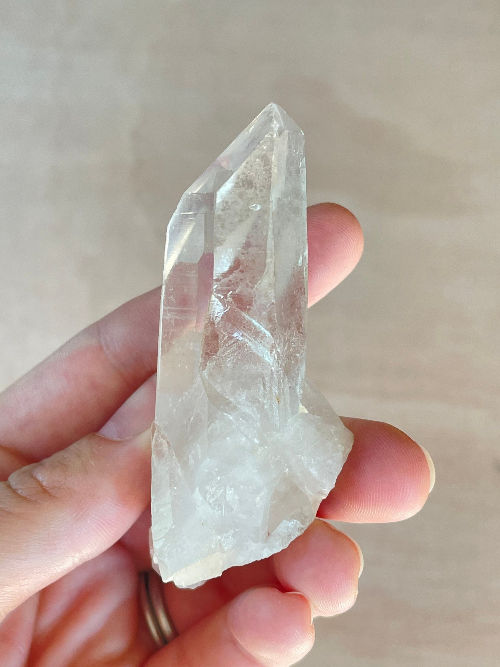 Pink Tibet Quartz Double Terminated 