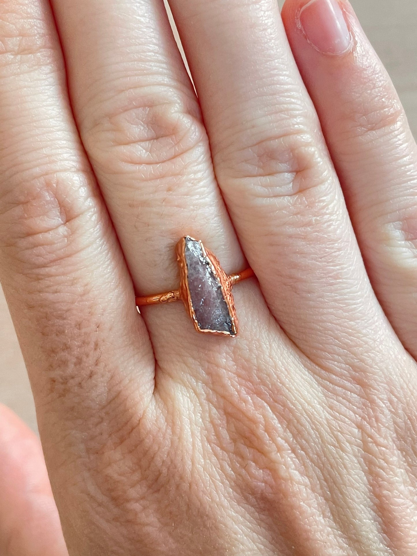 Morganite Ring Size 7.5 