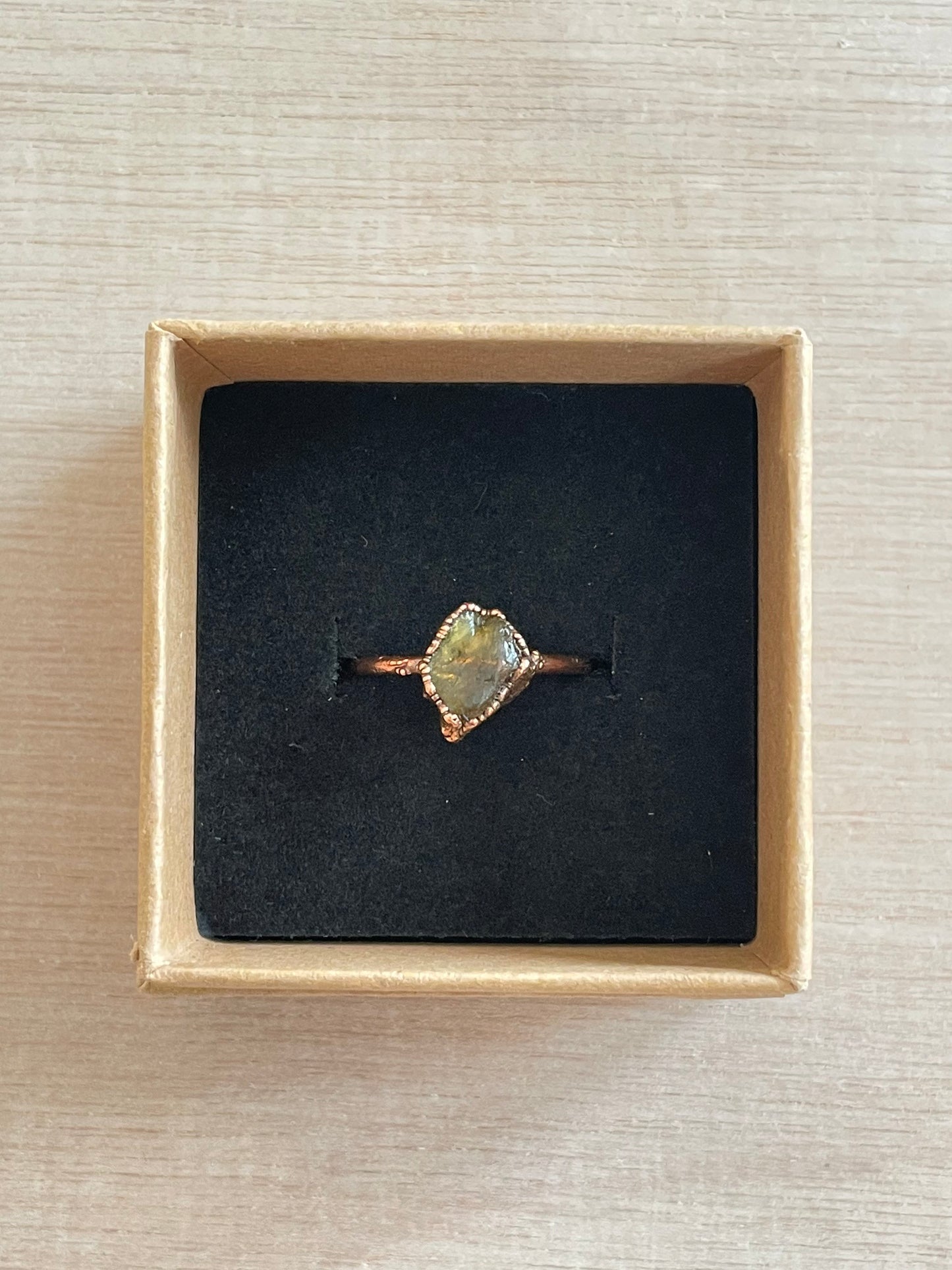 Amber Ring Size 5.25 