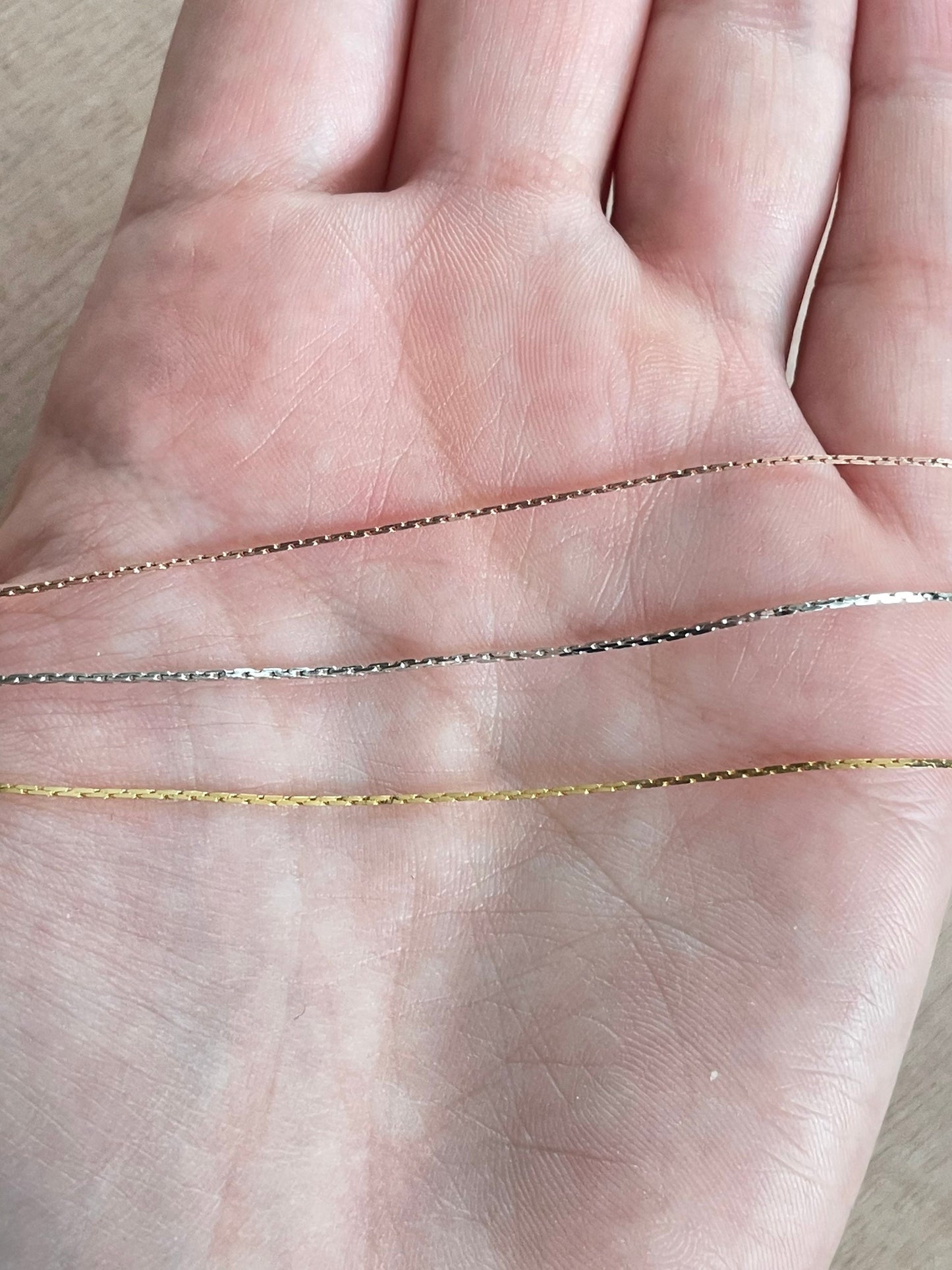Rhodochrosite Necklace | Rose Gold | Gold | Silver | Dainty Necklace | Layering Necklace | Gemstone Necklace | Bead Necklace
