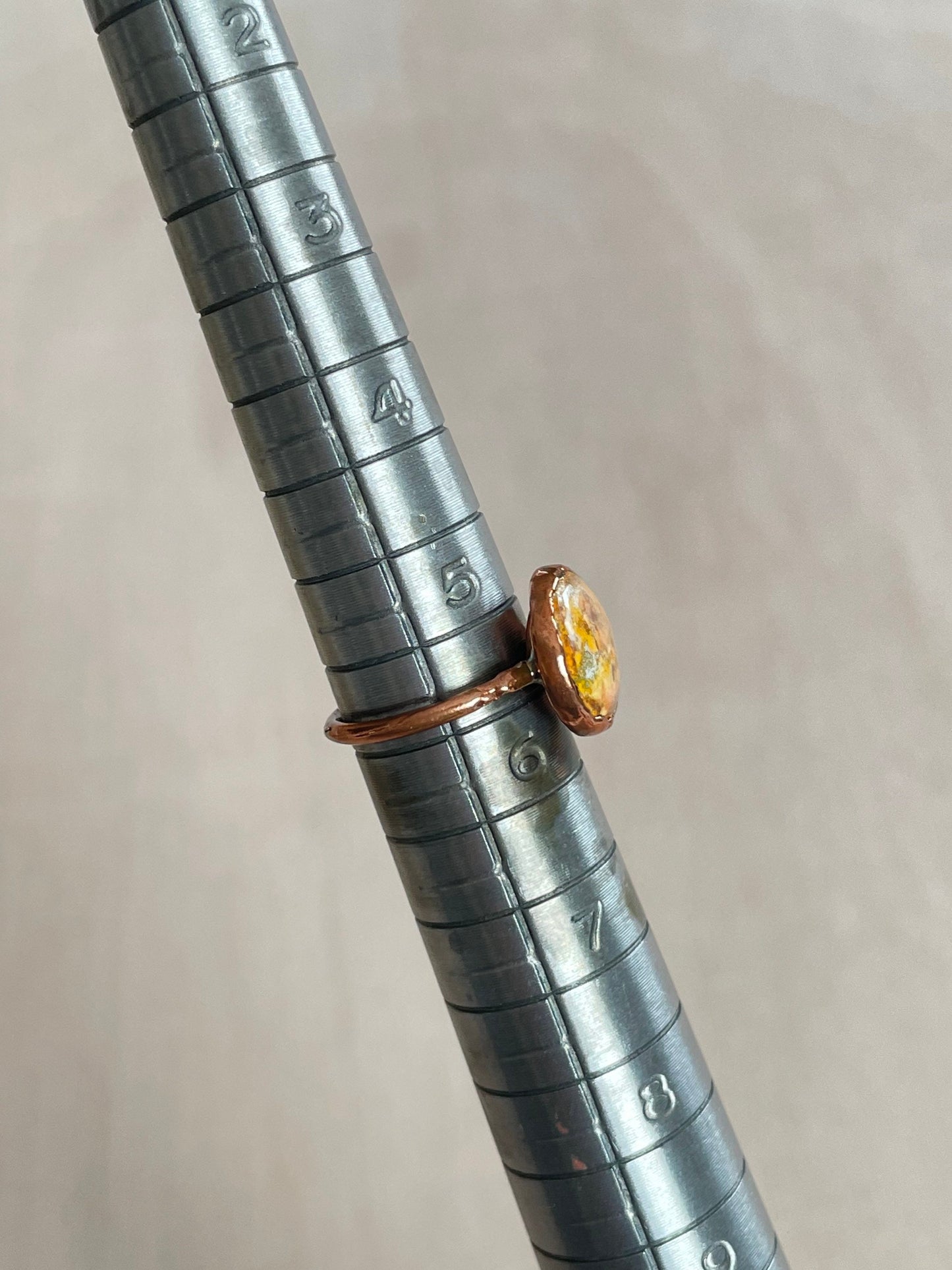 Bumblebee Jasper Ring Size 5.25 
