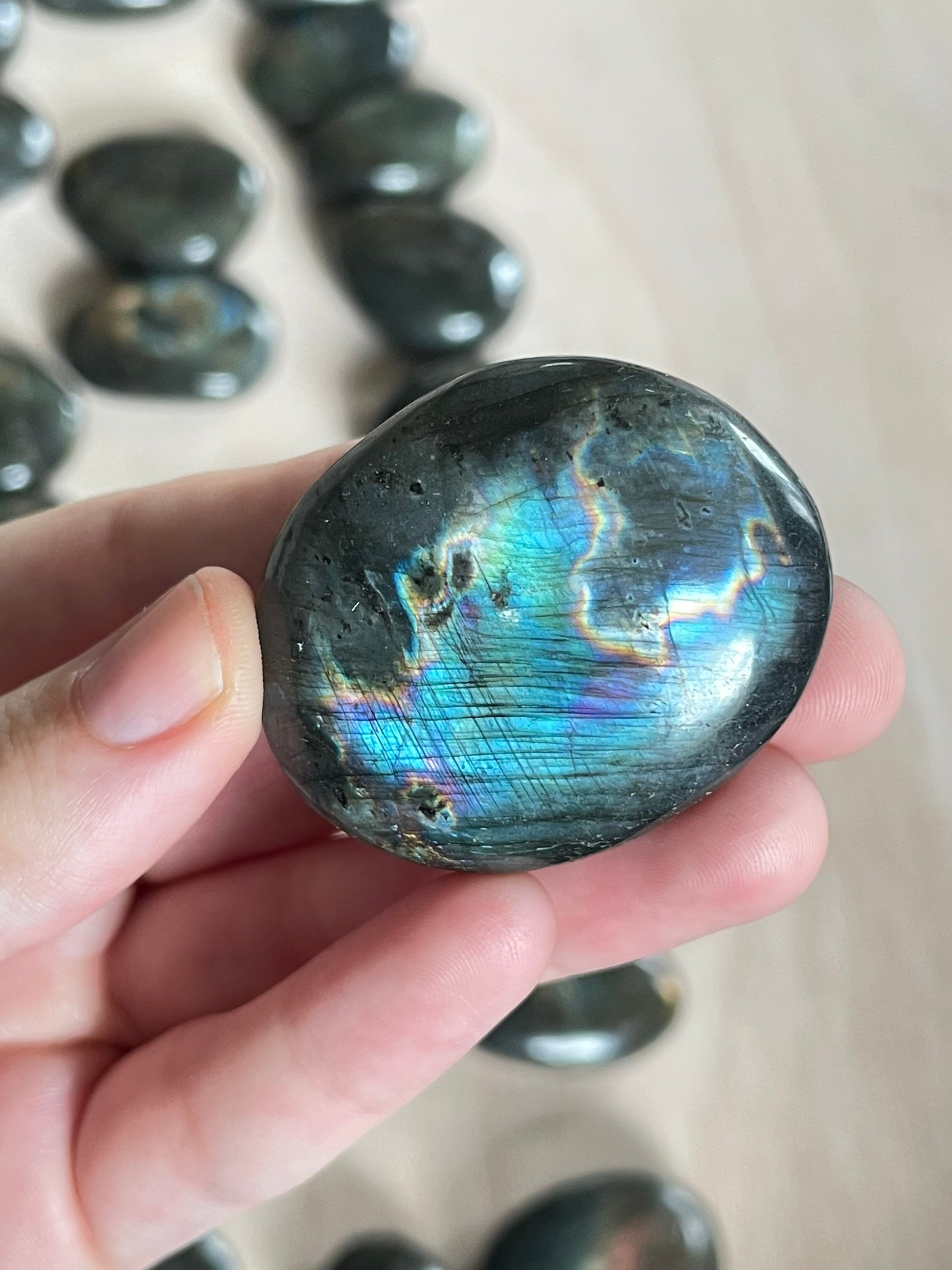 Spectralite Palm Stone 