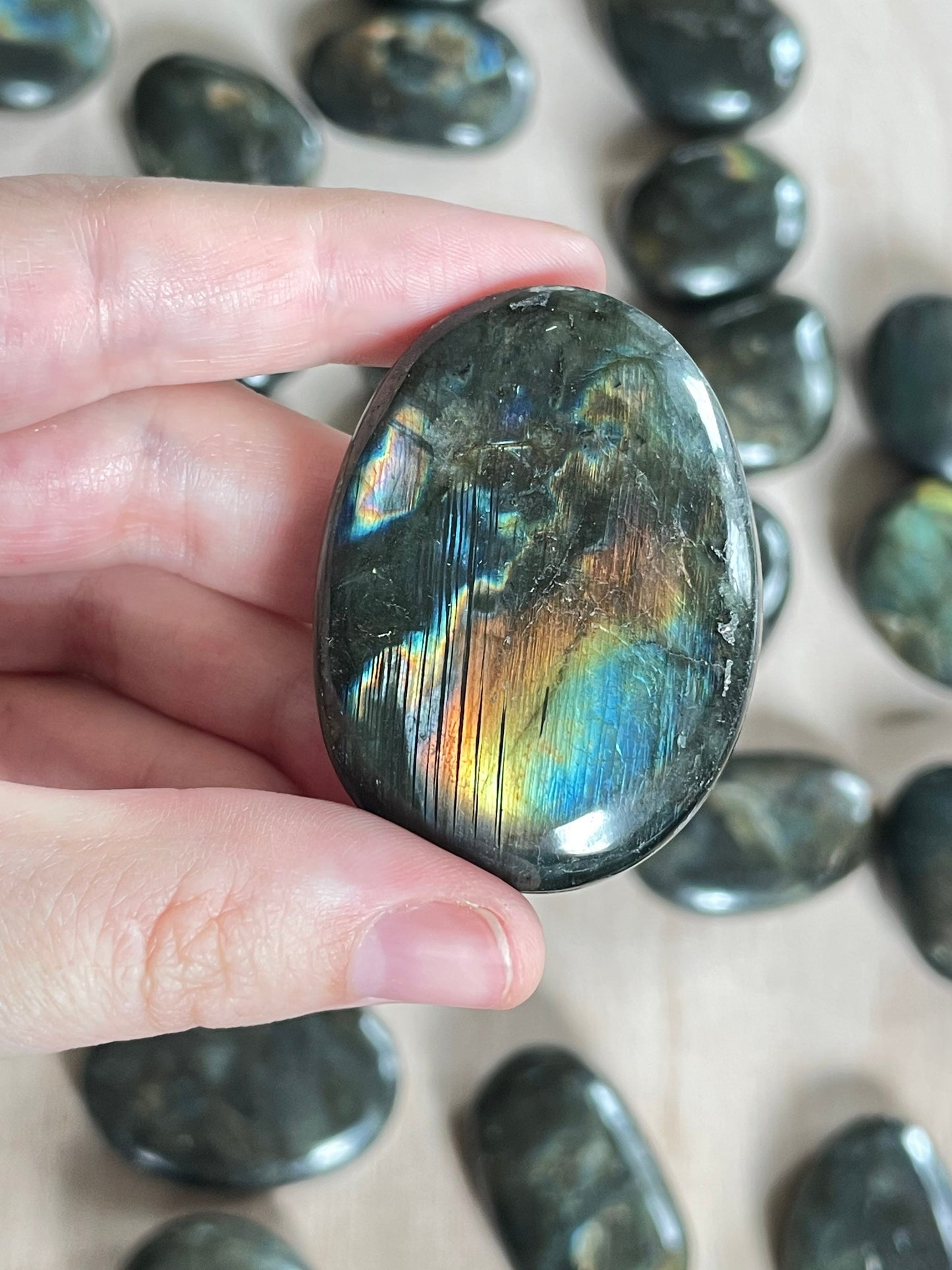 Spectralite Palm Stone 