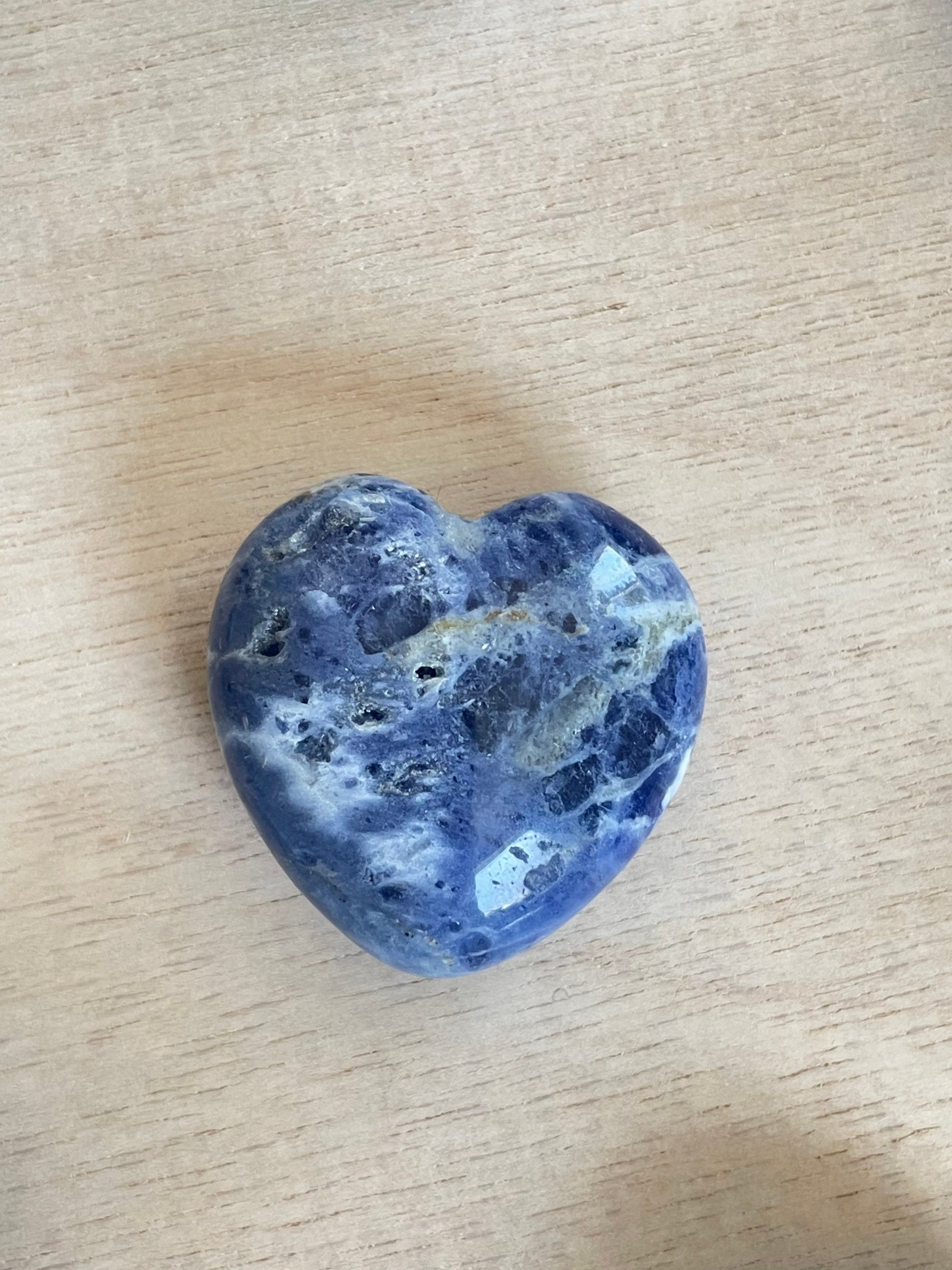 Sodalite Heart Stone 