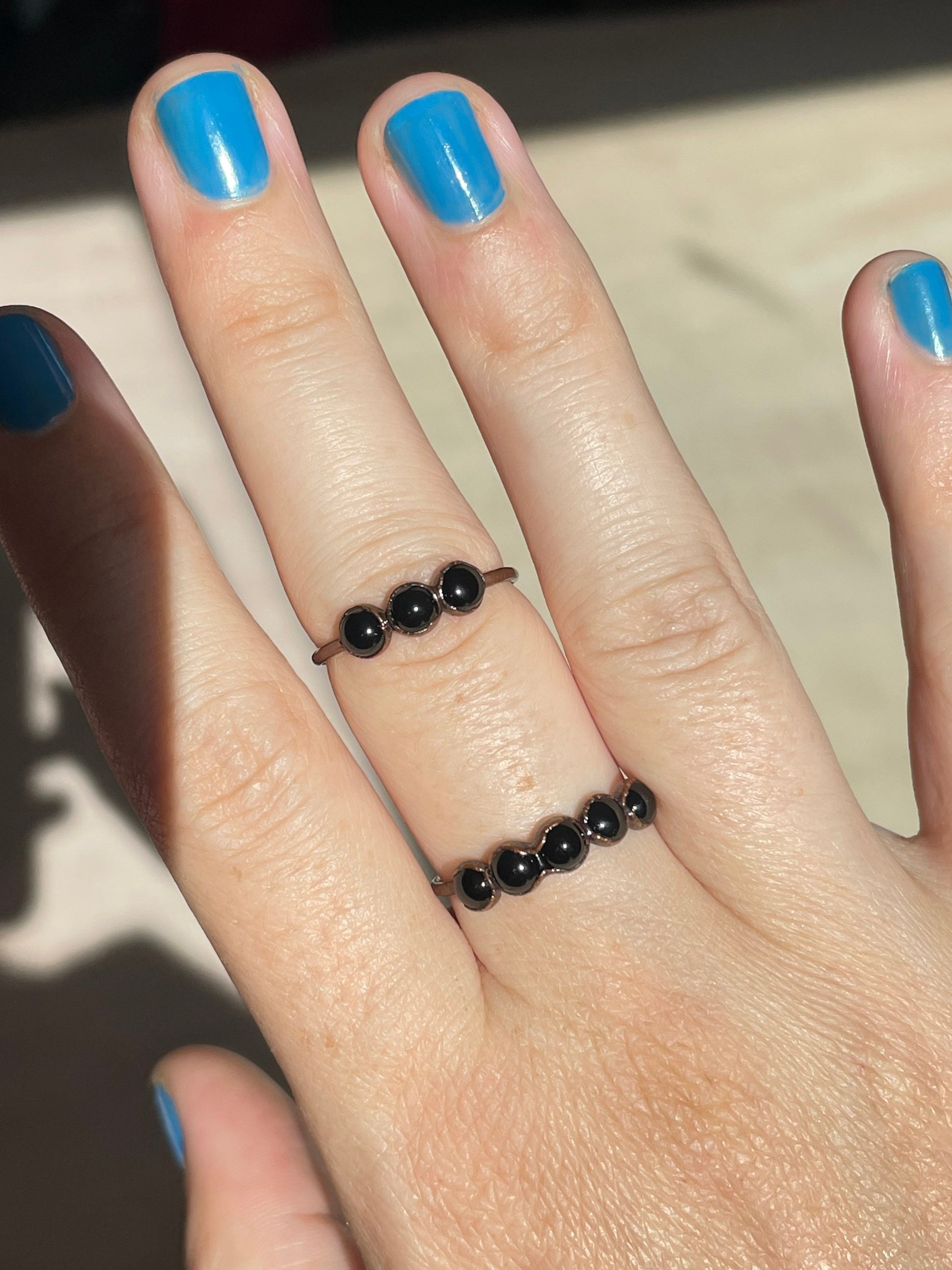 Turquoise Electroformed Ring 