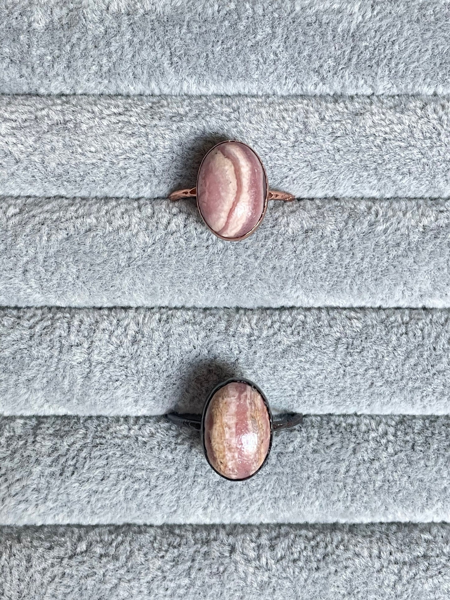 Rhodochrosite Oval Ring 