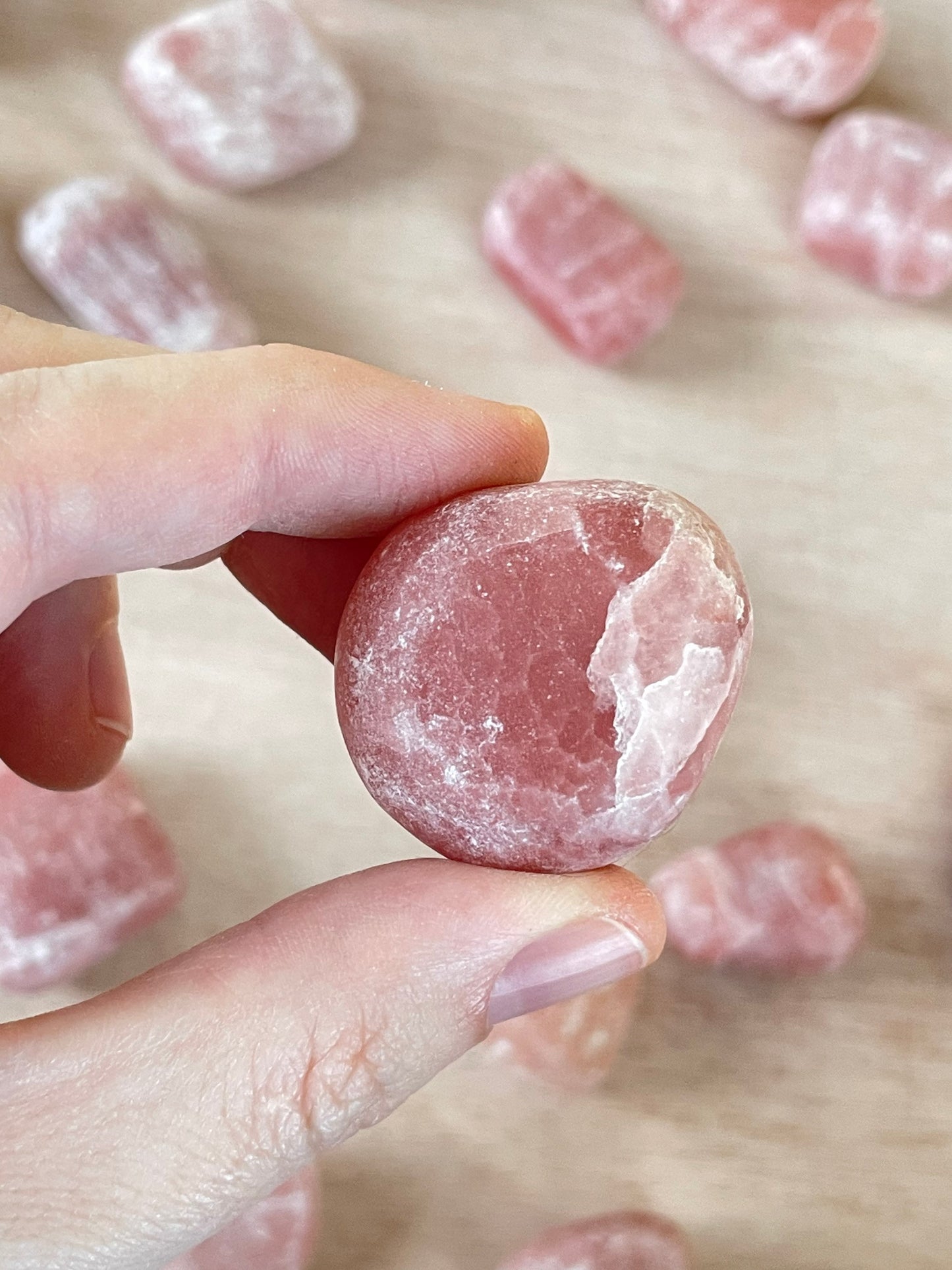 Rose Calcite Tumble Stone 