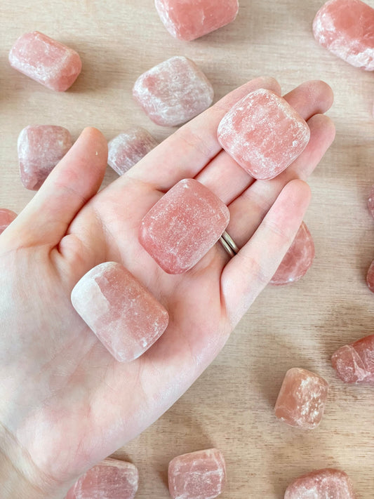 Rose Calcite Tumble Stone 