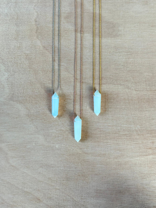 Opalite Point Necklace