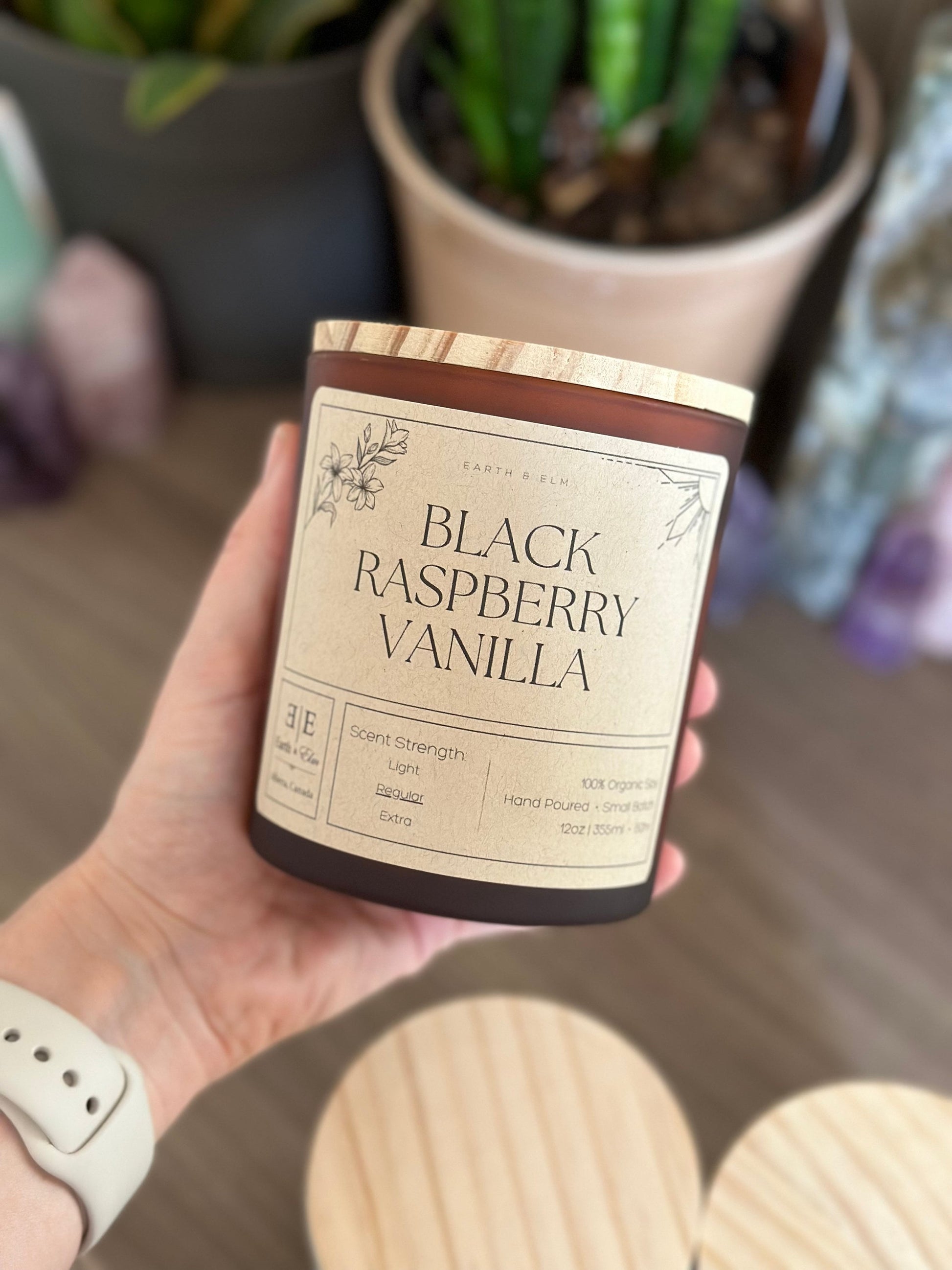 Black Raspberry Vanilla Hidden Jewelry Candle | 12oz Soy Candle | Surprise Earring | Mystery Stud Earring | Luxury Candle